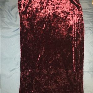 Velvet Shimmery Skirt
